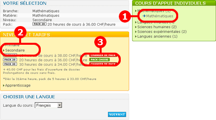 procedura di prenotazione di un corso ? le prime 3 tappe